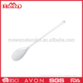 Solid white unbreakable melamine sugar spoon